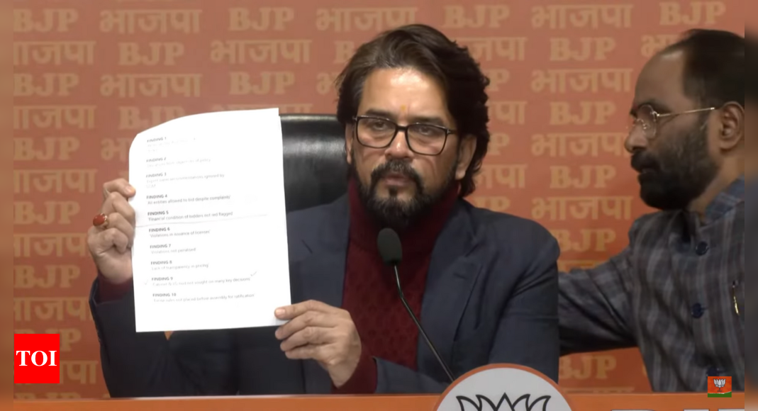 'सरकारी खजाने को 2,026 करोड़ रुपये का नुकसान': 'शराबबंदी' पर CAG रिपोर्ट को लेकर बीजेपी ने AAP पर साधा निशाना