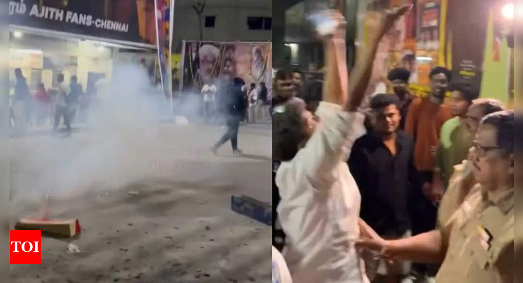 Ajith प्रशंसकों के अजीब समारोह 'Vidamuyarchi' FDFS SHOCK NETIZENS | तमिल फिल्म समाचार