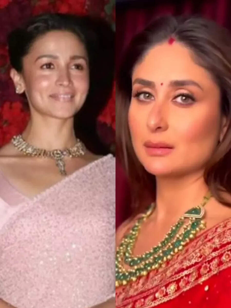 आलिया भट्ट से करीना कपूर: किसने क्या पहना था जो कि अडर जैन और एलेखा आडवाणी की शादी