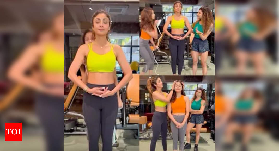 शिल्पा शेट्टी और शमिता ने अपने जिम ट्रेनर को 'ब्रेकिंग डाउन इंस्ट्रक्शन' द्वारा नाराज किया