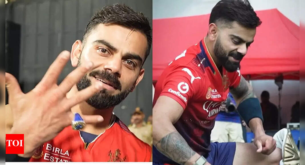 विराट कोहली ने जॉन सीना के प्रतिष्ठित 'यू कैन नॉट सी मी' इशारा - वॉच की नकल की