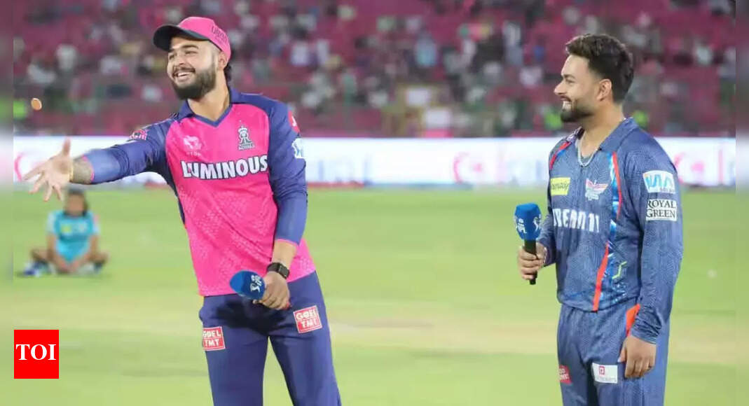 'ट्यून ase hi fek diya': rr vs lsg टॉस स्लिप -अप पत्ते रियान पराग, ऋषभ पंत इन स्प्लिट्स - वॉच | क्रिकेट समाचार