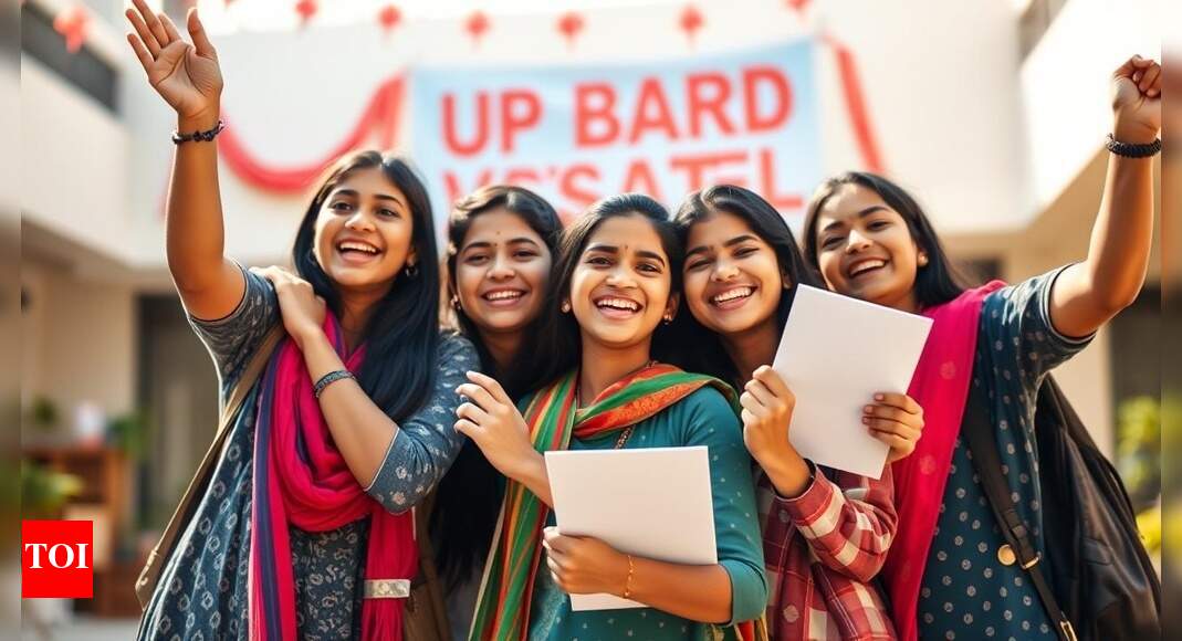 UPMSP बोर्ड 2025 परिणाम घोषित करता है: लड़कियों का नेतृत्व कक्षा 10 में 93.87% पास के साथ और कक्षा 12 में 86.37% पास है