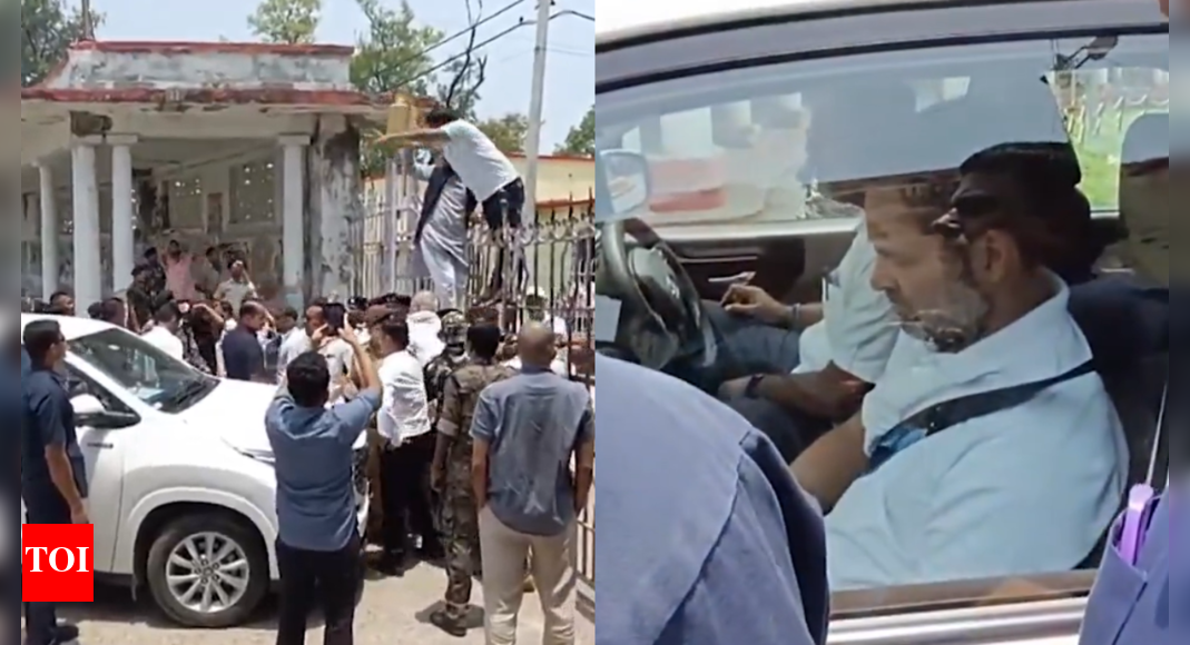 राहुल गांधी बिहार की यात्रा: कांग्रेस ने आरोप लगाया कि पुलिस ने दरभंगा में अंबेडकर छात्रावास में उनकी प्रविष्टि को अवरुद्ध कर दिया था पटना न्यूज