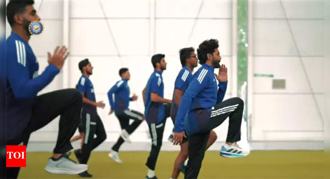 वॉच: टीम इंडिया इंग्लैंड में चल रहे मैदान को हिट करती है: बीसीसीआई ने पहले प्रशिक्षण विजुअल को टेस्ट सीरीज़ से आगे साझा किया। क्रिकेट समाचार