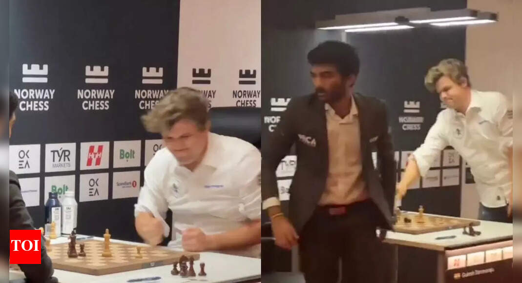 'मैं 10 मिनट के लिए हंसी': डी गुकेश ने नॉर्वे शतरंज में वायरल मैग्नस कार्ल्सन मेम पर प्रतिक्रिया दी - वीडियो देखें | शतरंज समाचार